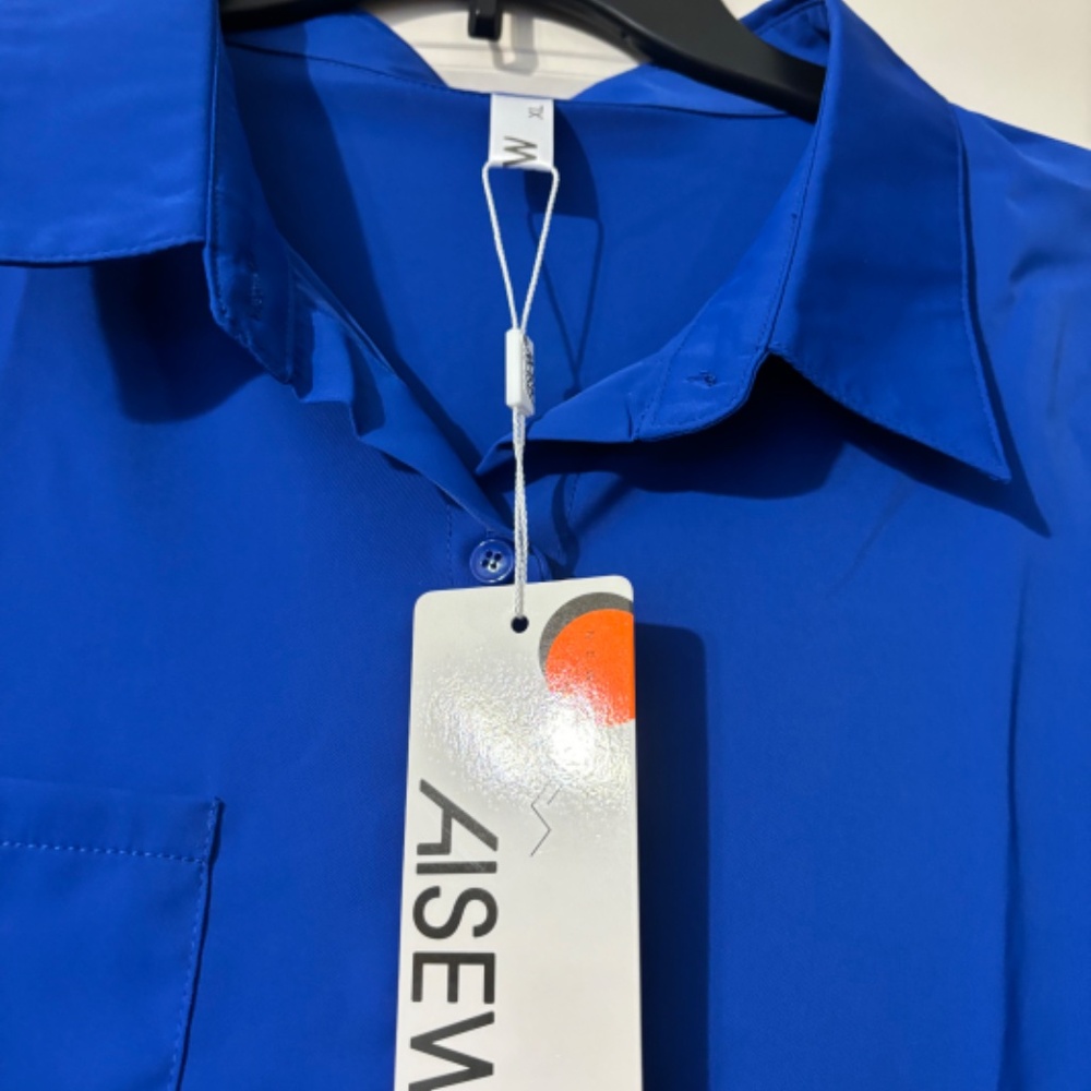 New long sleeve polyester blouse - Picture 3 of 4